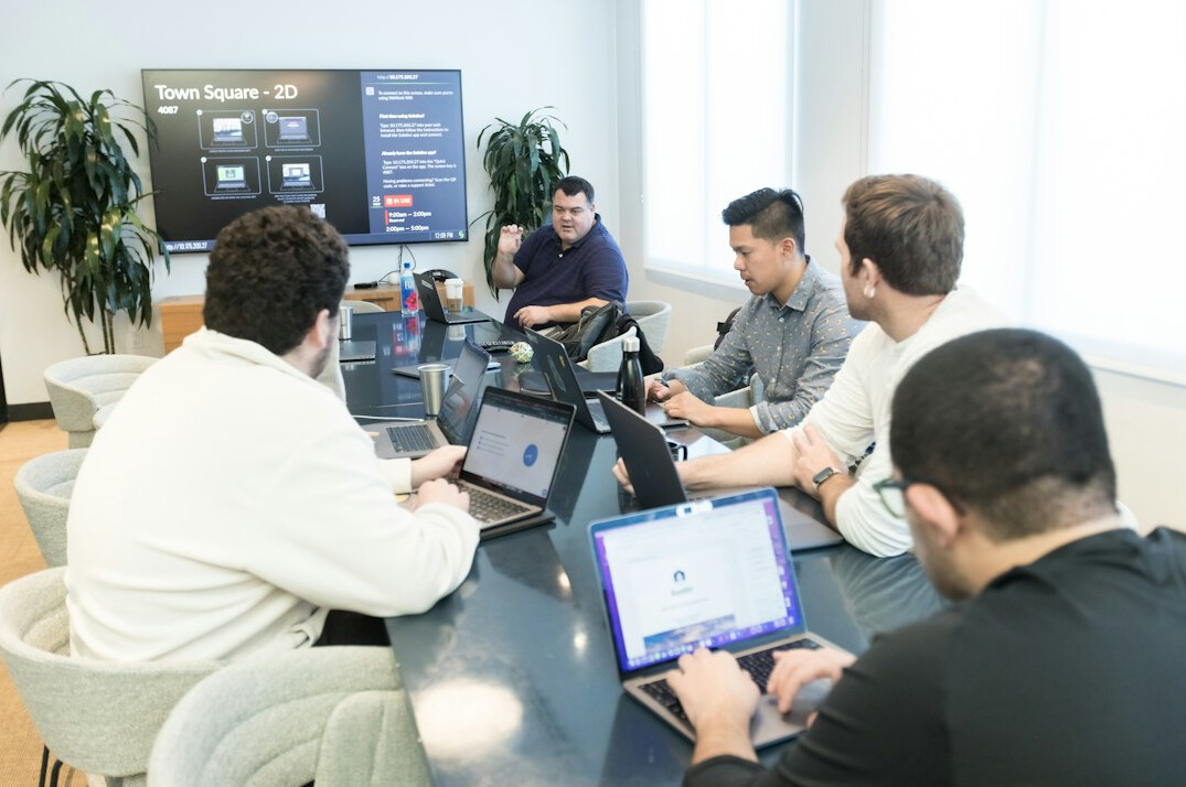 diverse group of programmers