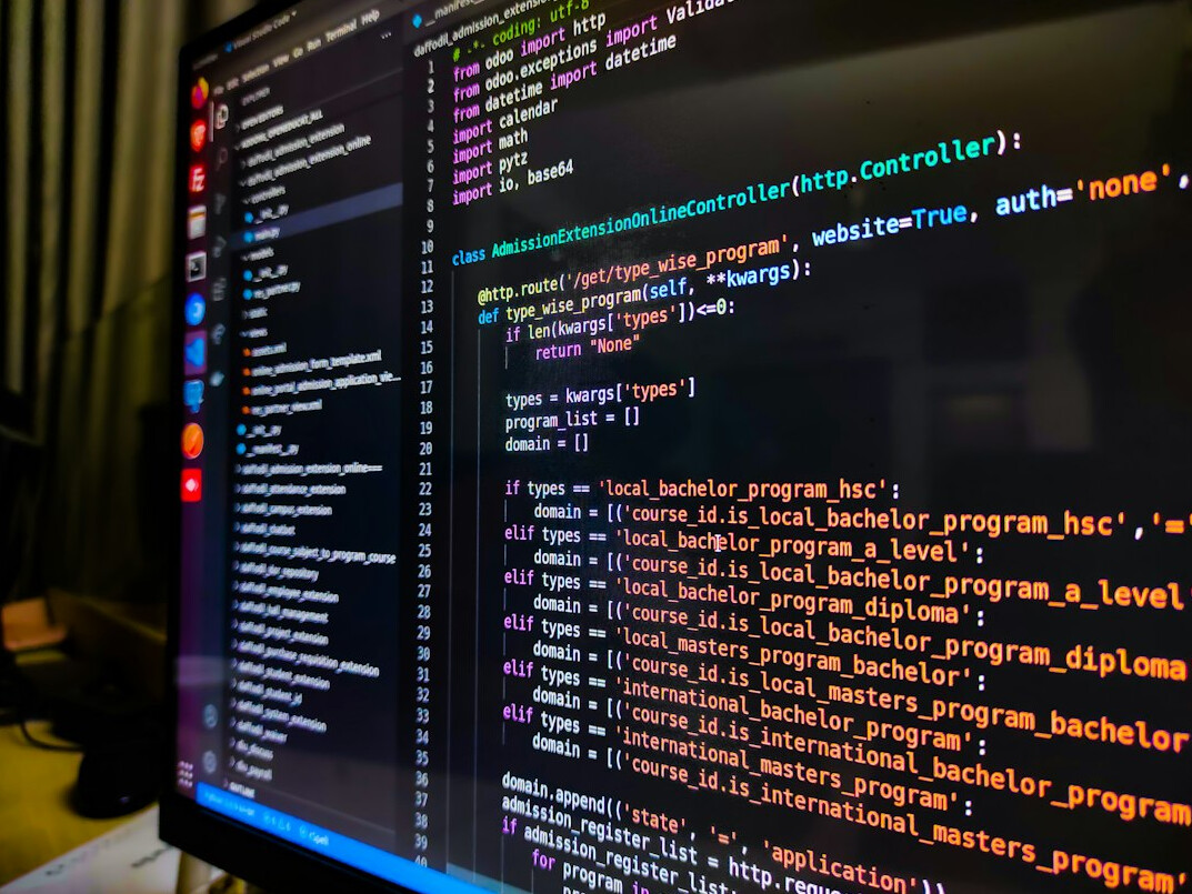 developer building web application